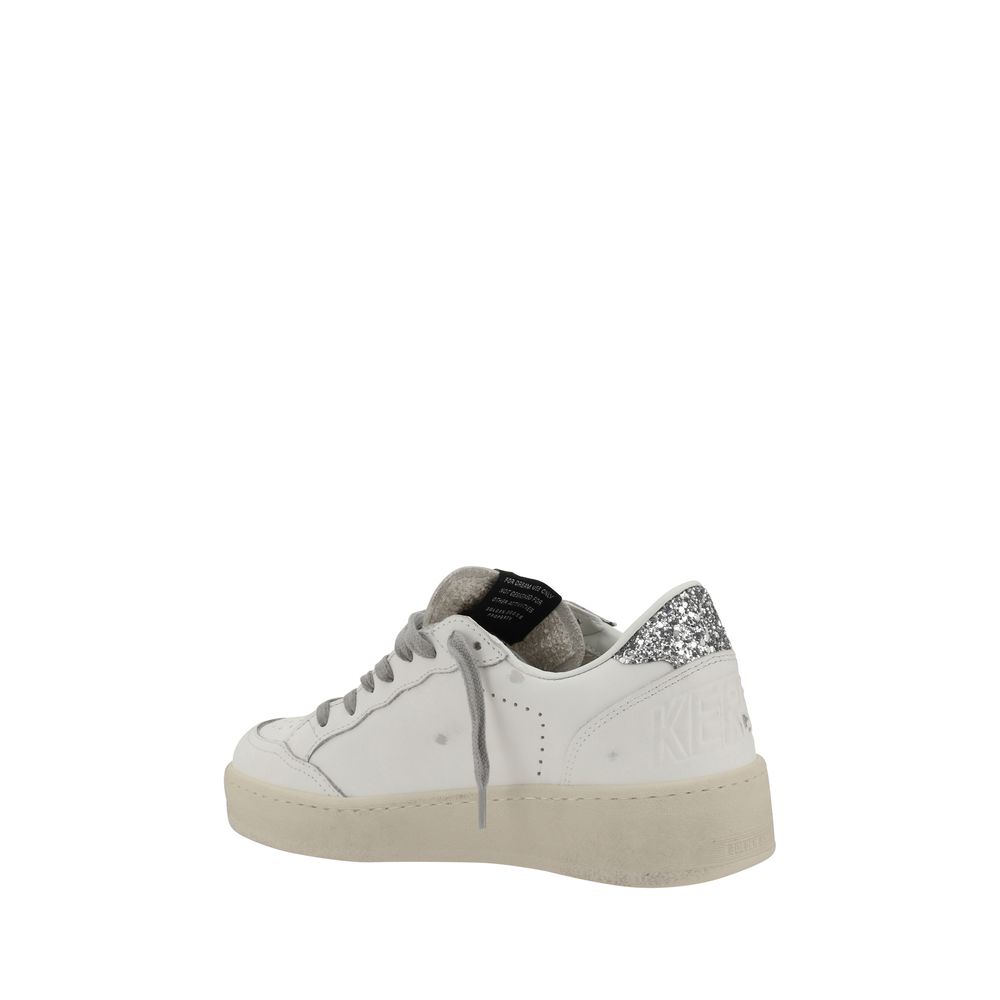 2026 New Arrival Golden Goose Silver Calf Leather Bos Taurus Low Top Sneakers