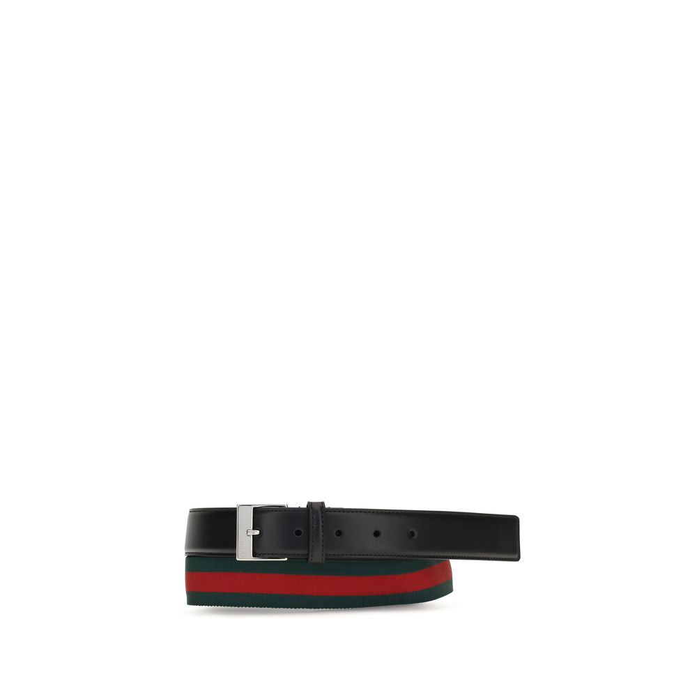 2026 New Arrival Gucci Black Calf Leather Bos Taurus Regular Belt