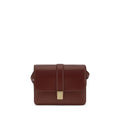2026 New Arrival Khaite Bordeaux Calf Leather Bos Taurus Shoulder Bag
