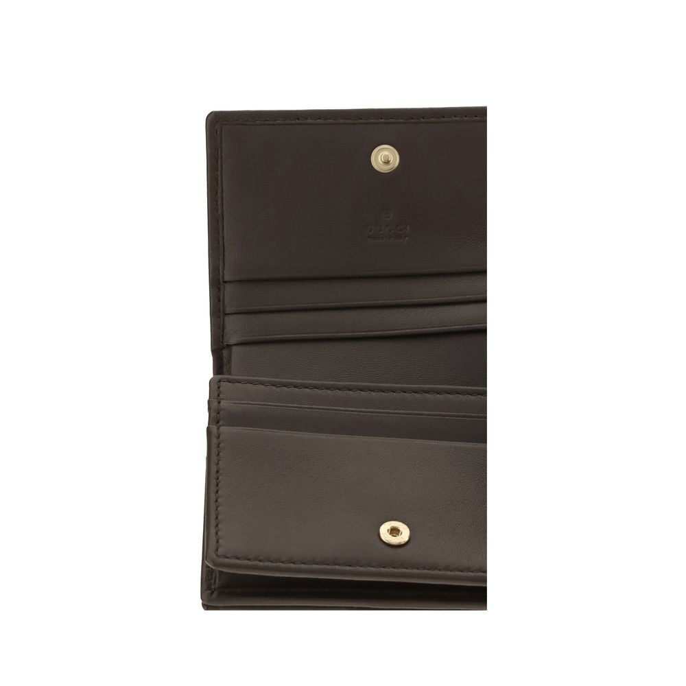 2026 New Arrival Gucci Brown Calf Leather Bos Taurus Wallet