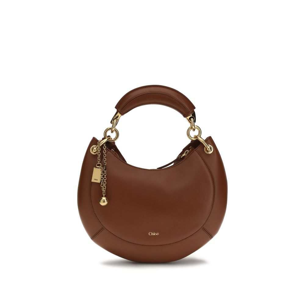 2026 New Arrival Chloé Brown Calf Leather Bos Taurus Shoulder Bag