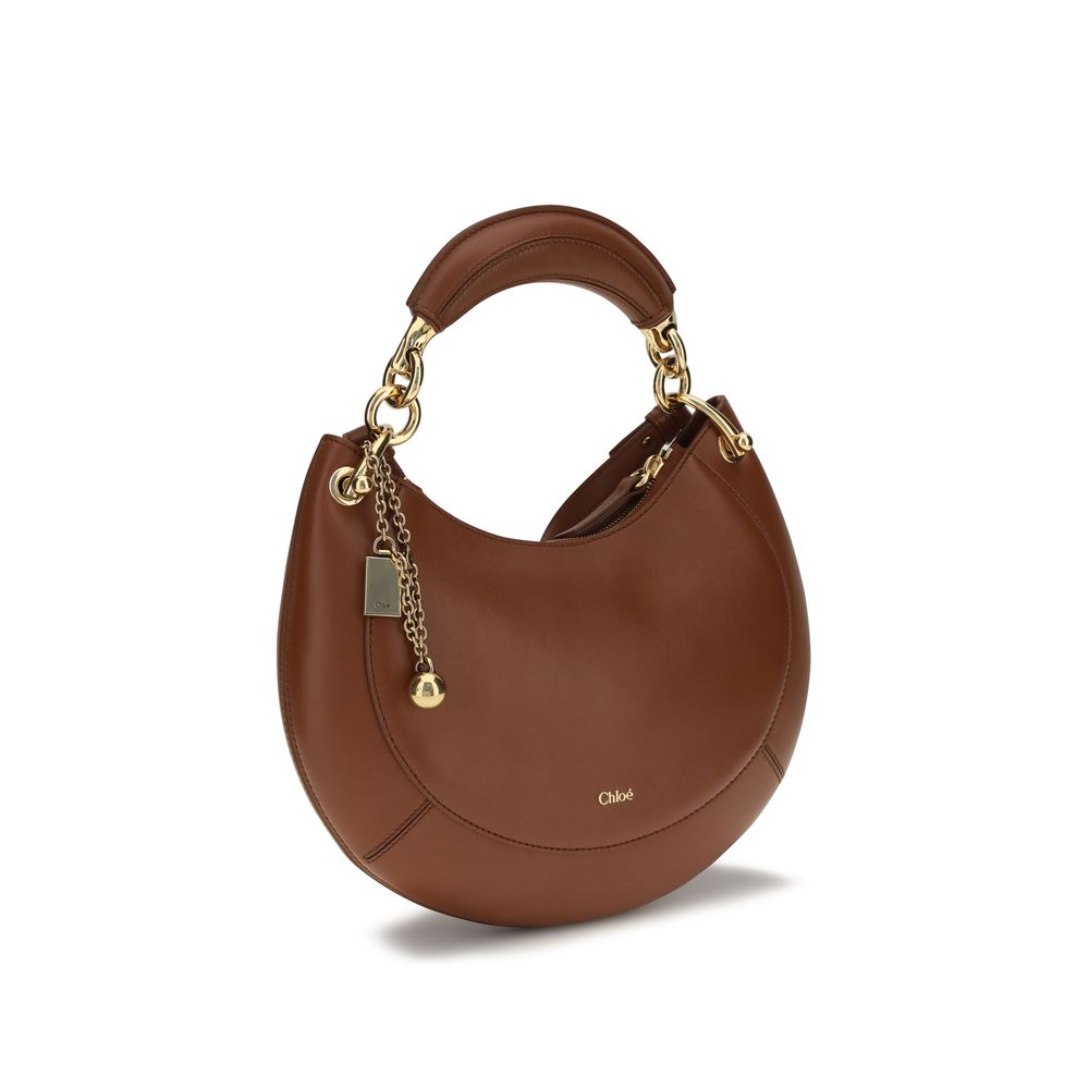 2026 New Arrival Chloé Brown Calf Leather Bos Taurus Shoulder Bag