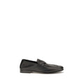 2026 New Arrival Tom Ford Black Calf Leather Bos Taurus Slip-On Loafers