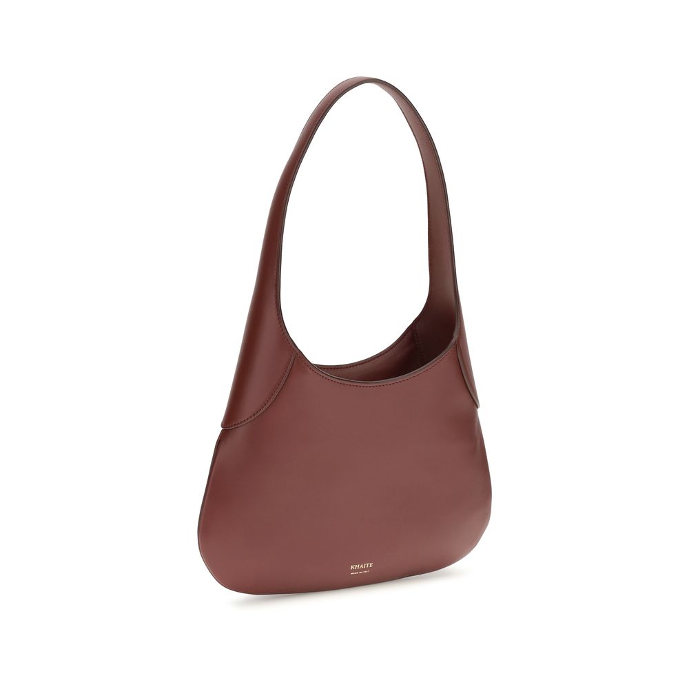 2026 New Arrival Khaite Bordeaux Calf Leather Bos Taurus Handbag
