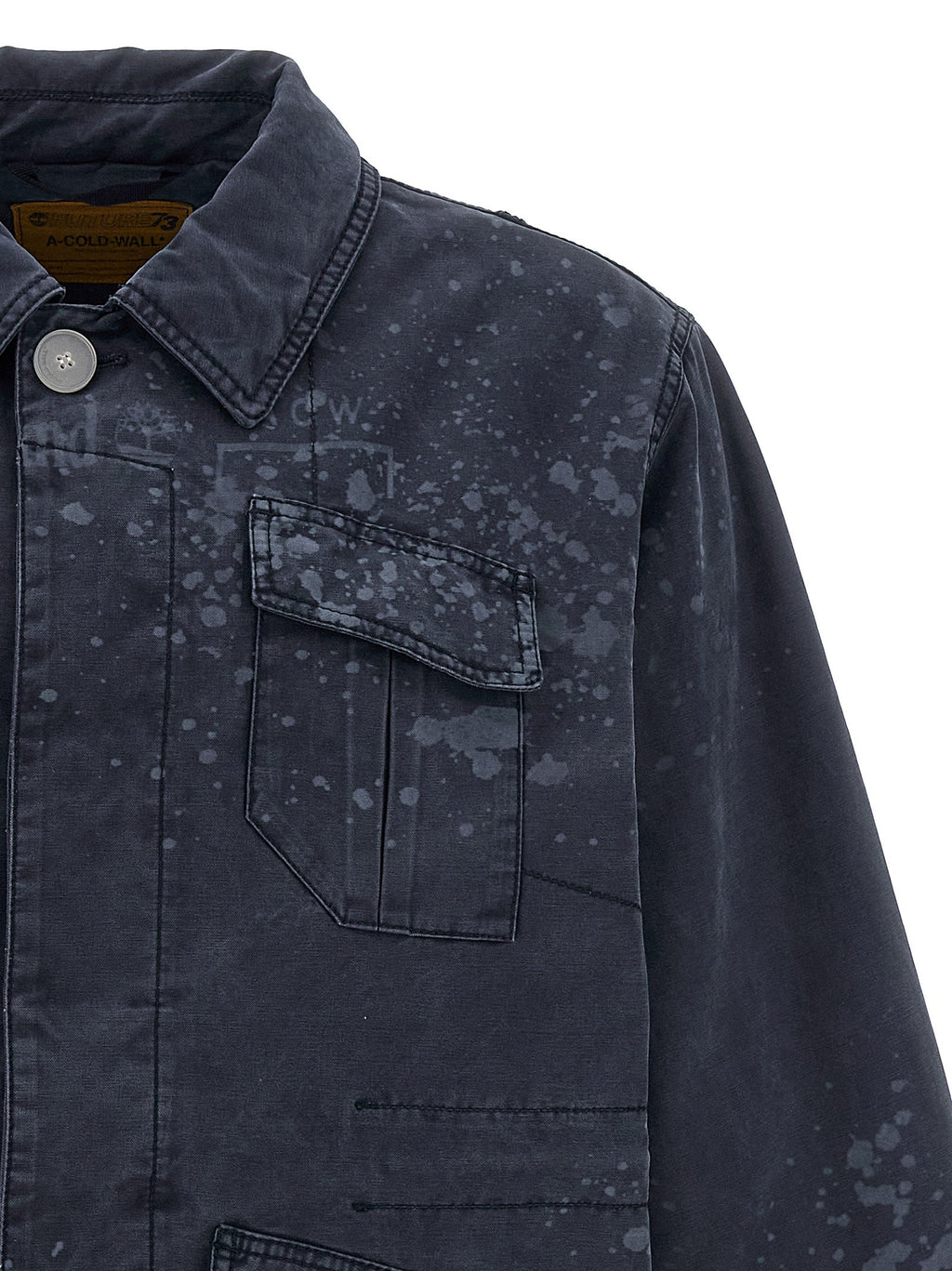 2026 New Arrival A-COLD-WALL* Blue Cotton Full-Length Jacket