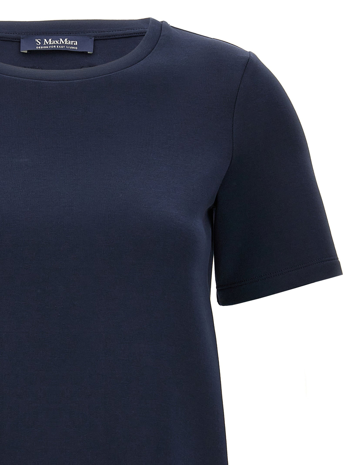 2026 New Arrival 'S Max Mara Blue Cotton T-Shirt