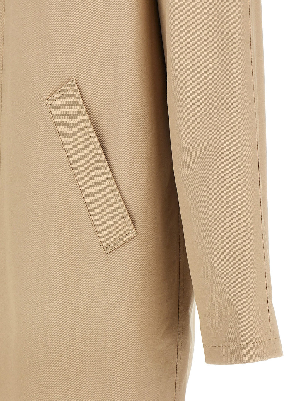 2026 New Arrival A.P.C. Beige Cotton Coat