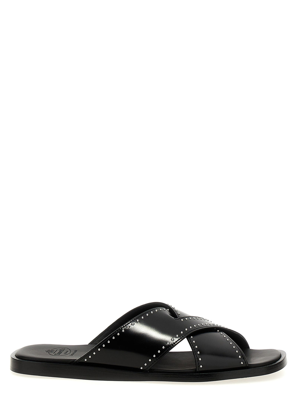 2026 New Arrival Church's Black Calf Leather Bos Taurus Slides