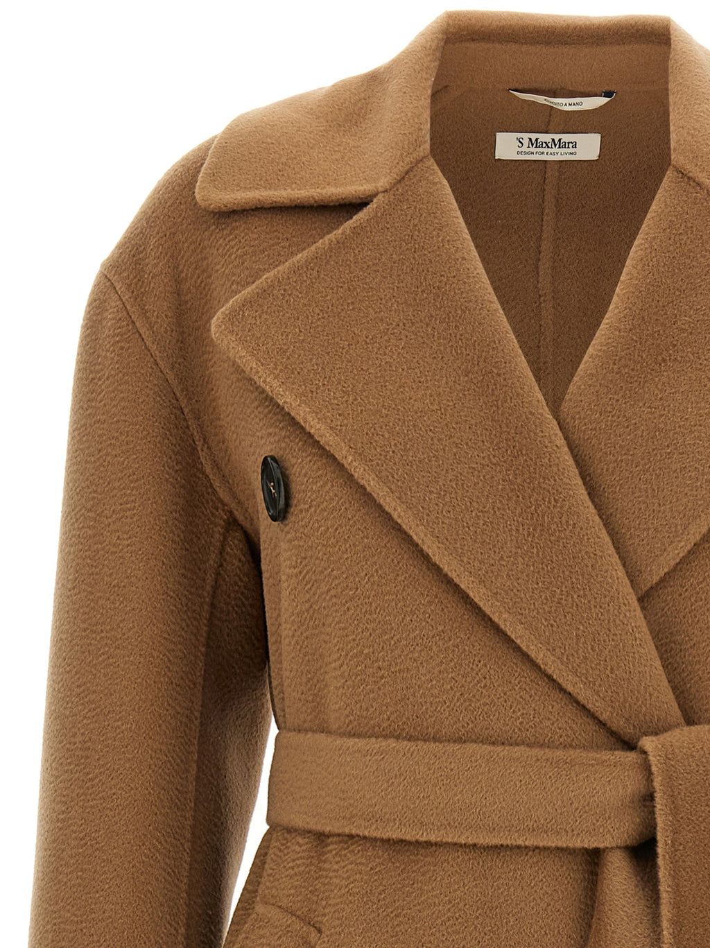 2026 New Arrival 'S Max Mara Brown Virgin Wool Coat