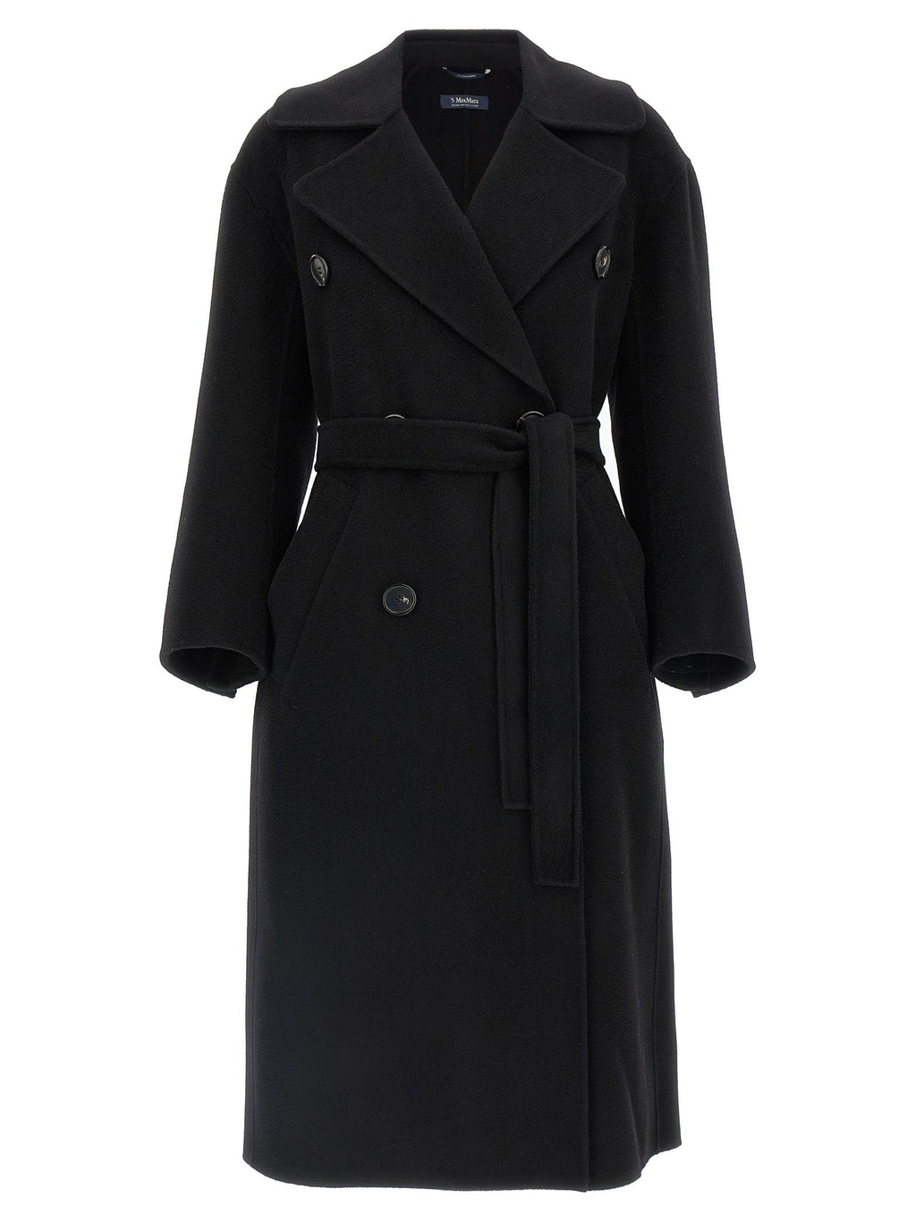 2026 New Arrival 'S Max Mara Black Virgin Wool Coat