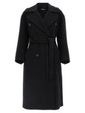 2026 New Arrival 'S Max Mara Black Virgin Wool Coat