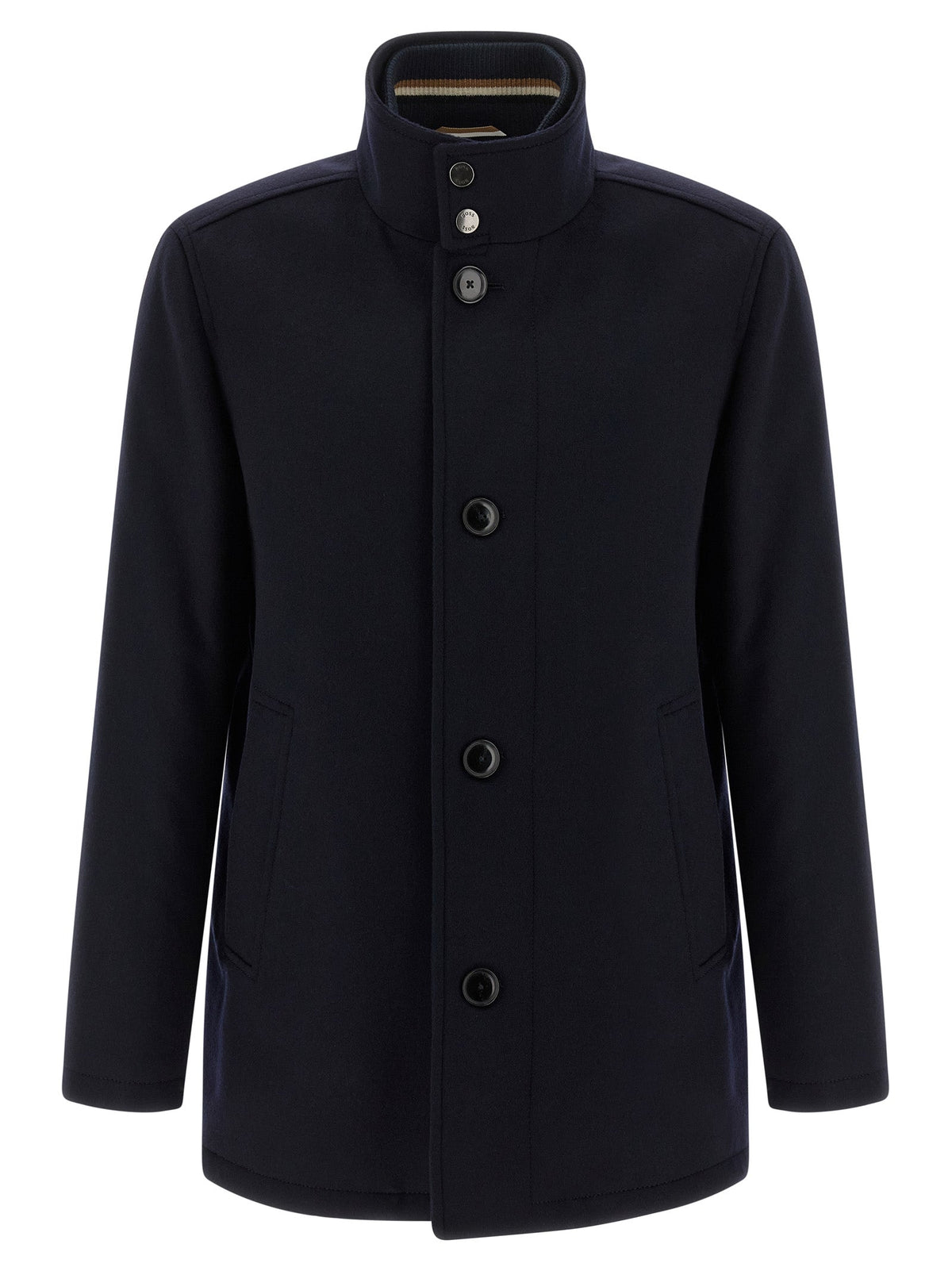 2026 New Arrival Hugo Boss Blue Wool Coat