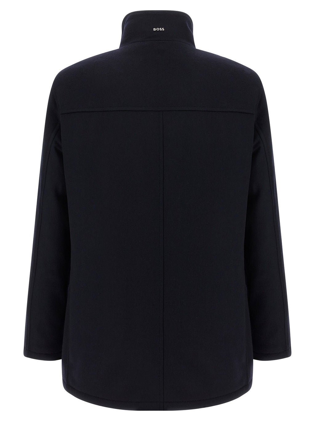 2026 New Arrival Hugo Boss Blue Wool Coat