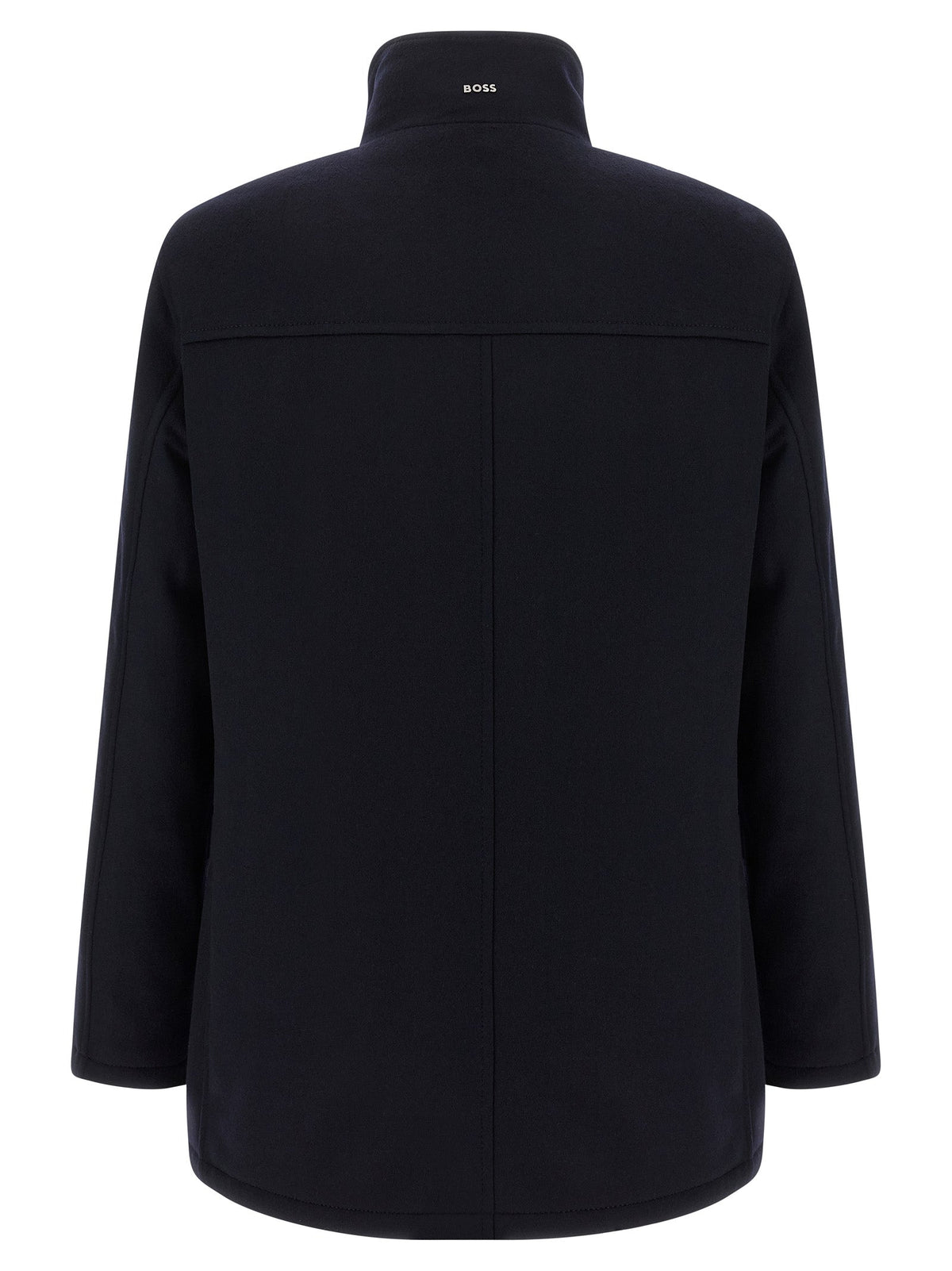 2026 New Arrival Hugo Boss Blue Wool Coat