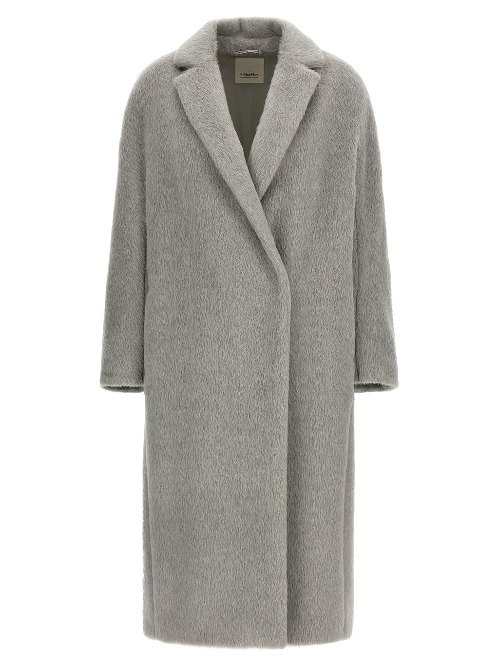 2026 New Arrival 'S Max Mara Gray Alpaca Leather Coat