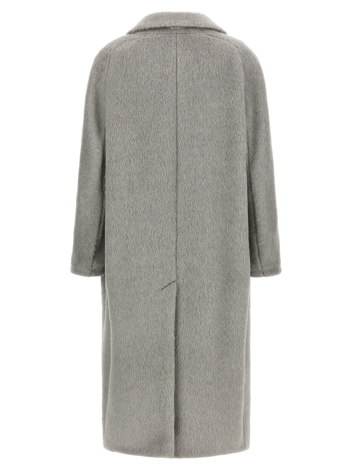 2026 New Arrival 'S Max Mara Gray Alpaca Leather Coat