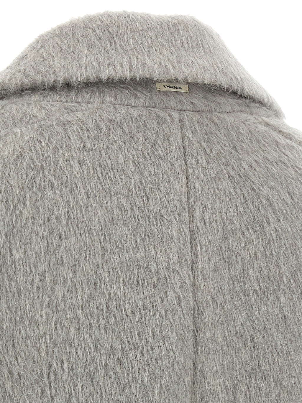 2026 New Arrival 'S Max Mara Gray Alpaca Leather Coat