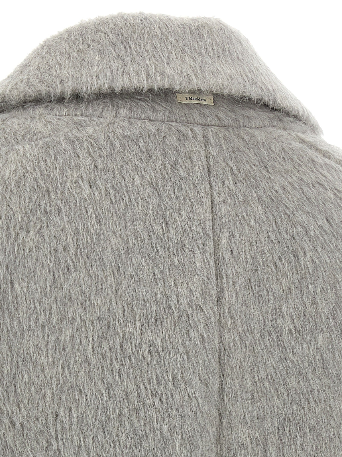 2026 New Arrival 'S Max Mara Gray Alpaca Leather Coat