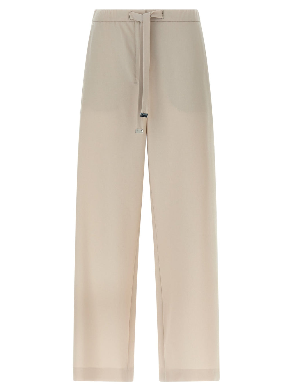 2026 New Arrival 'S Max Mara Beige Virgin Wool Athletic Pants