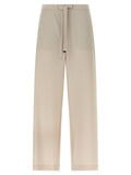 2026 New Arrival 'S Max Mara Beige Virgin Wool Athletic Pants