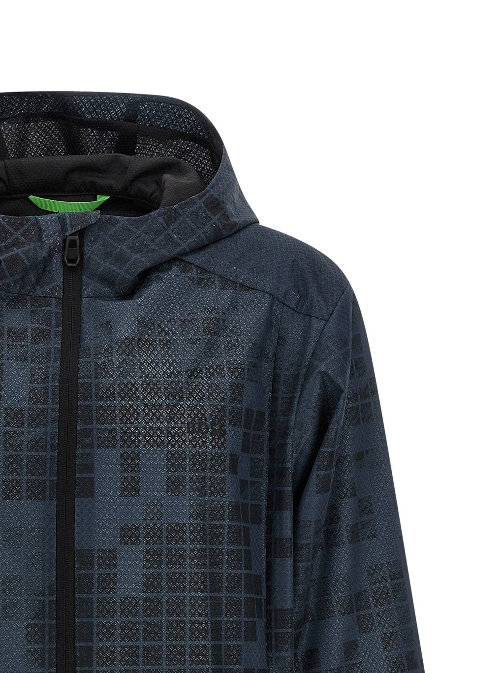 2026 New Arrival Hugo Boss Blue Rubber Shell Jacket