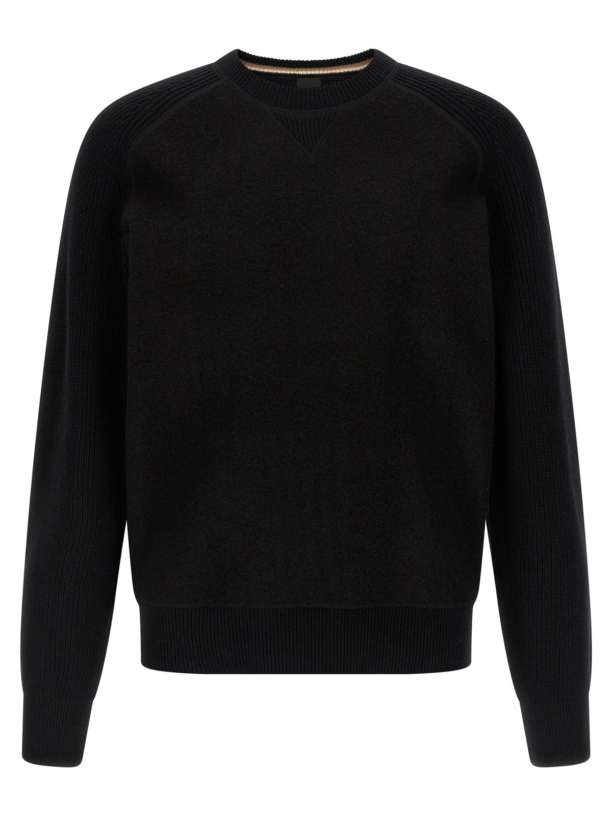 2026 New Arrival Hugo Boss Black Virgin Wool Cardigan