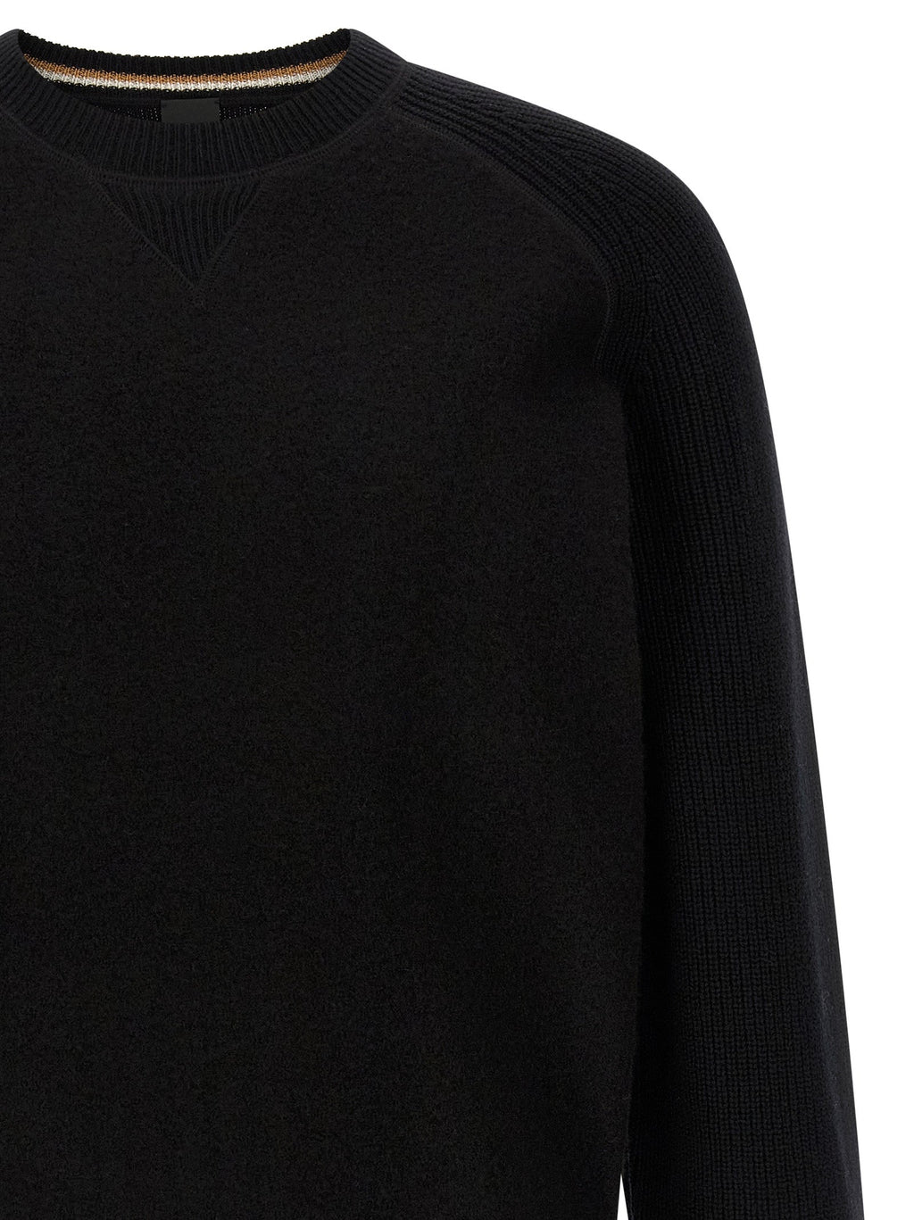 2026 New Arrival Hugo Boss Black Virgin Wool Cardigan