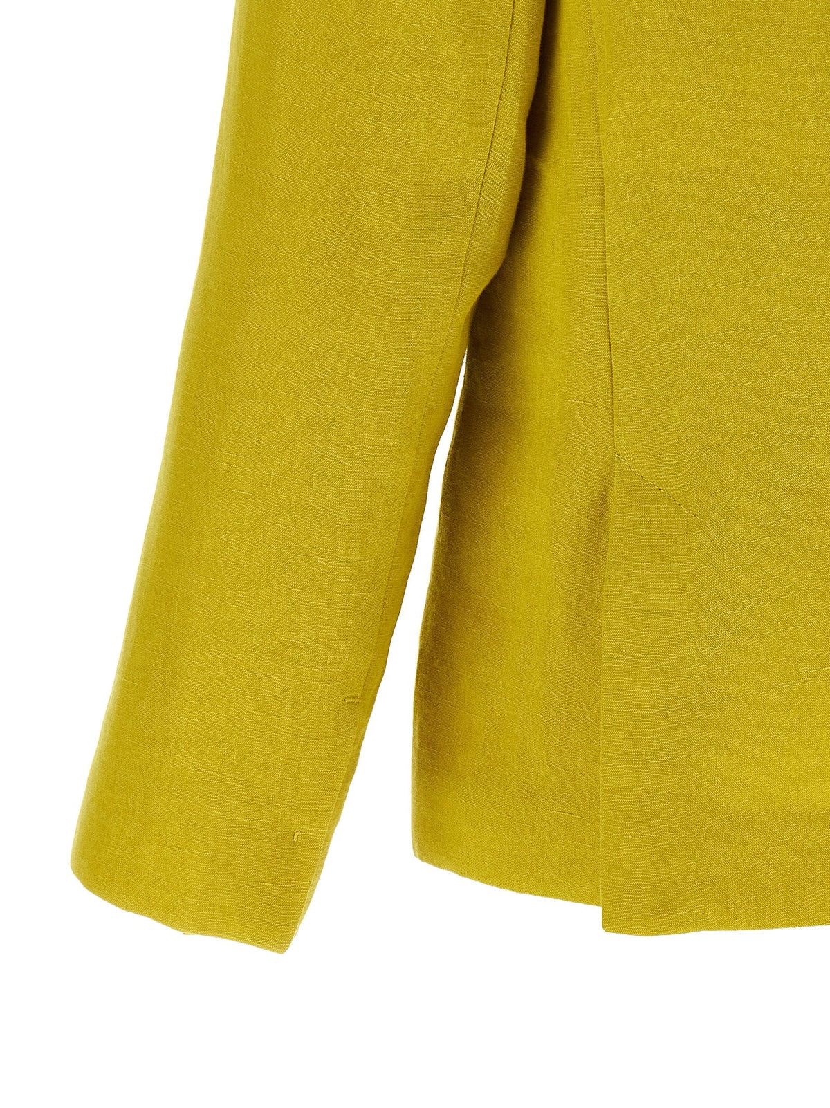 2026 New Arrival 'S Max Mara Bicolor Linen Blazer