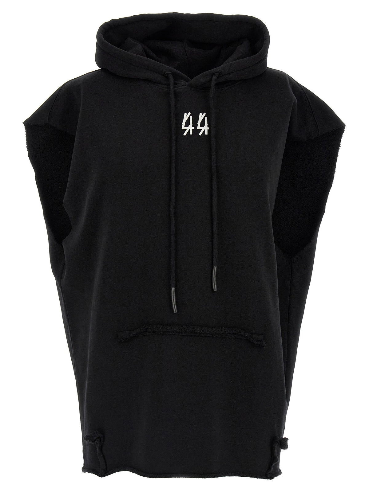 2026 New Arrival 44 Label Group Black Cotton Sweatshirt