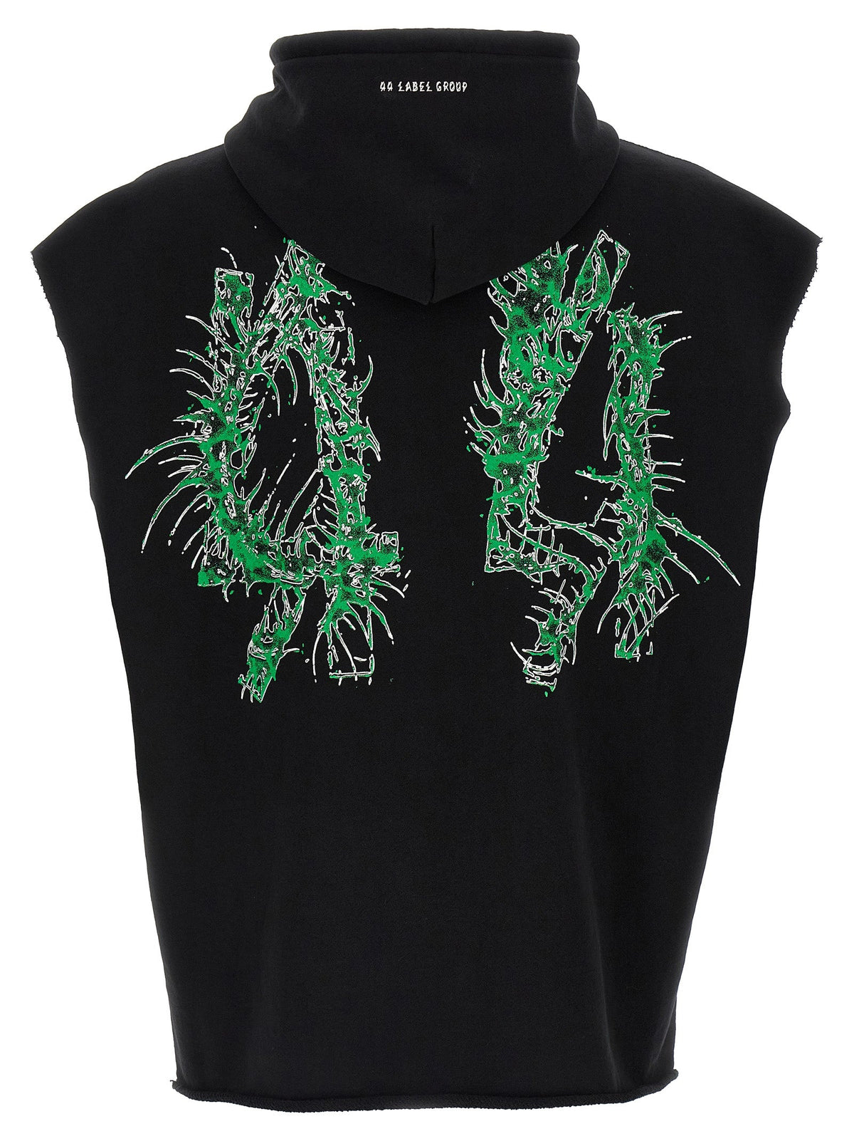 2026 New Arrival 44 Label Group Black Cotton Sweatshirt