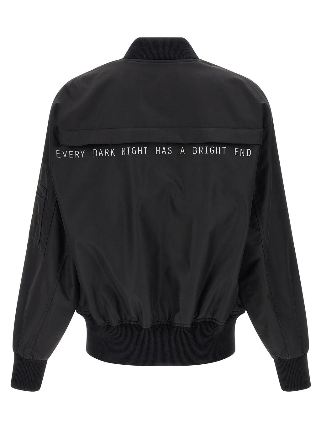 2026 New Arrival 44 Label Group Black Polyamide Bomber