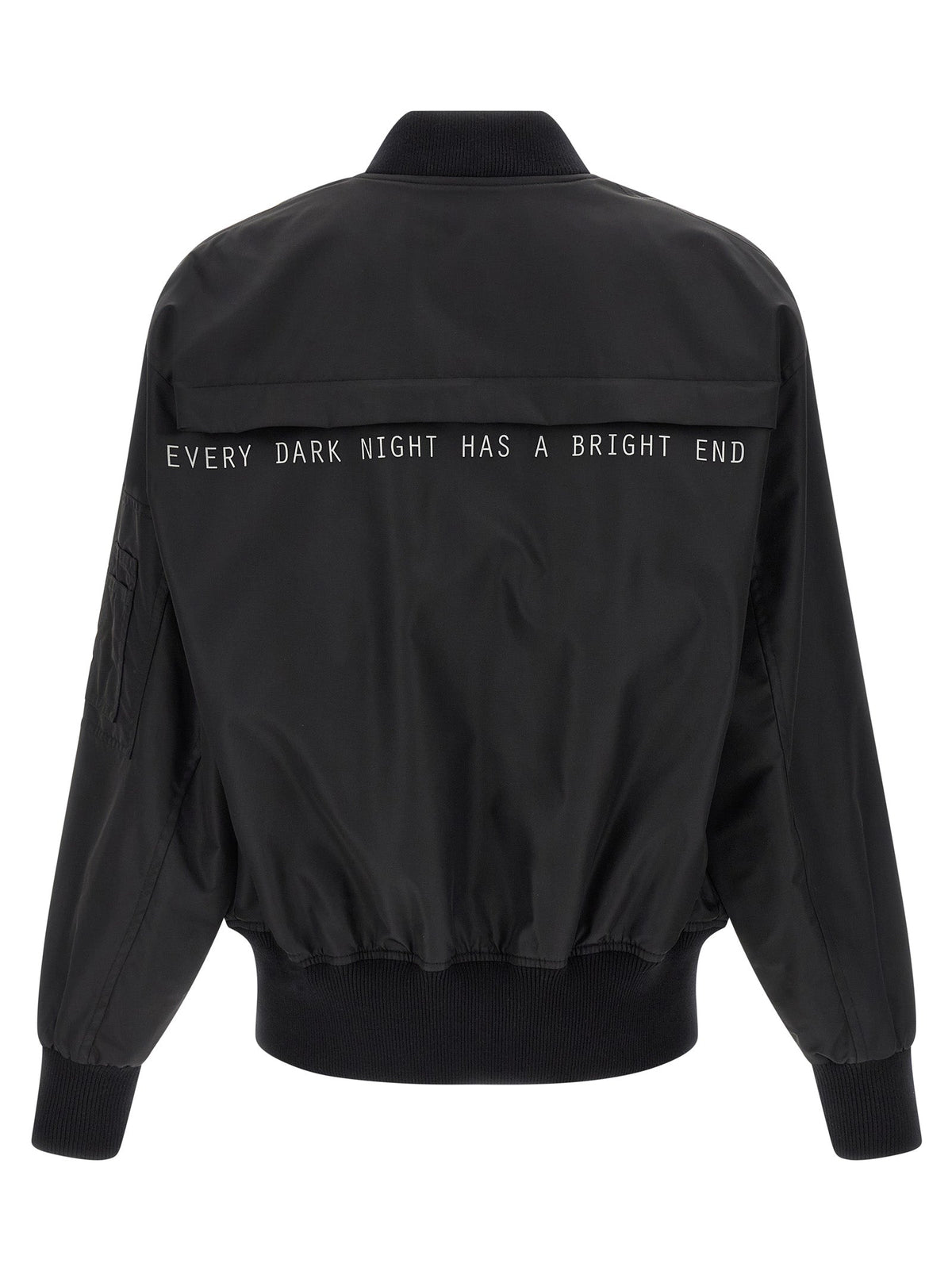 2026 New Arrival 44 Label Group Black Polyamide Bomber