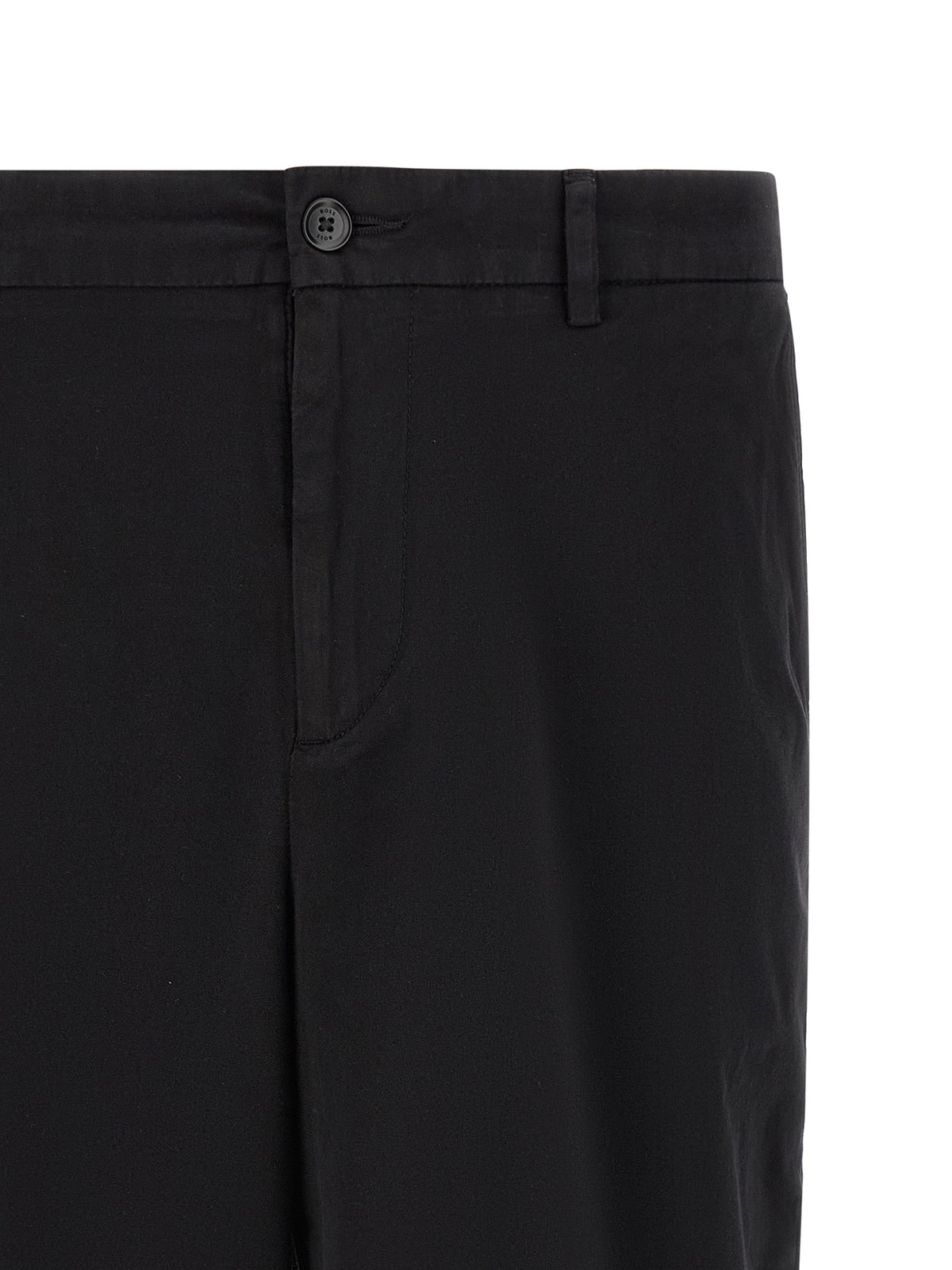 2026 New Arrival Hugo Boss Black Cotton Bermuda Shorts