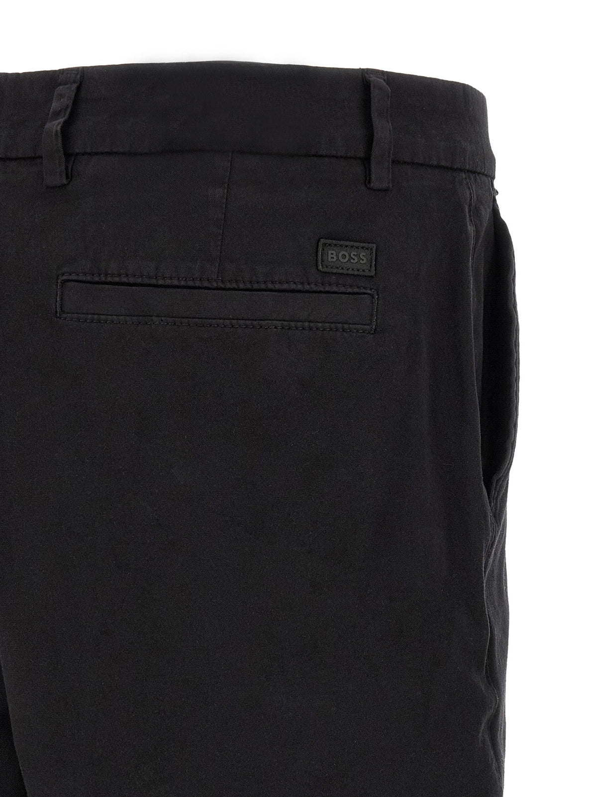 2026 New Arrival Hugo Boss Black Cotton Bermuda Shorts