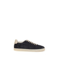 2026 New Arrival Brunello Cucinelli Brown Calf Leather Bos Taurus Low Top Sneakers