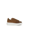 2026 New Arrival Alexander McQueen Brown Calf Leather Bos Taurus Chunky Sneakers