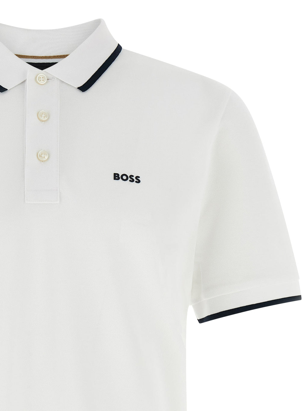 2026 New Arrival Hugo Boss White Cotton Polo Shirt