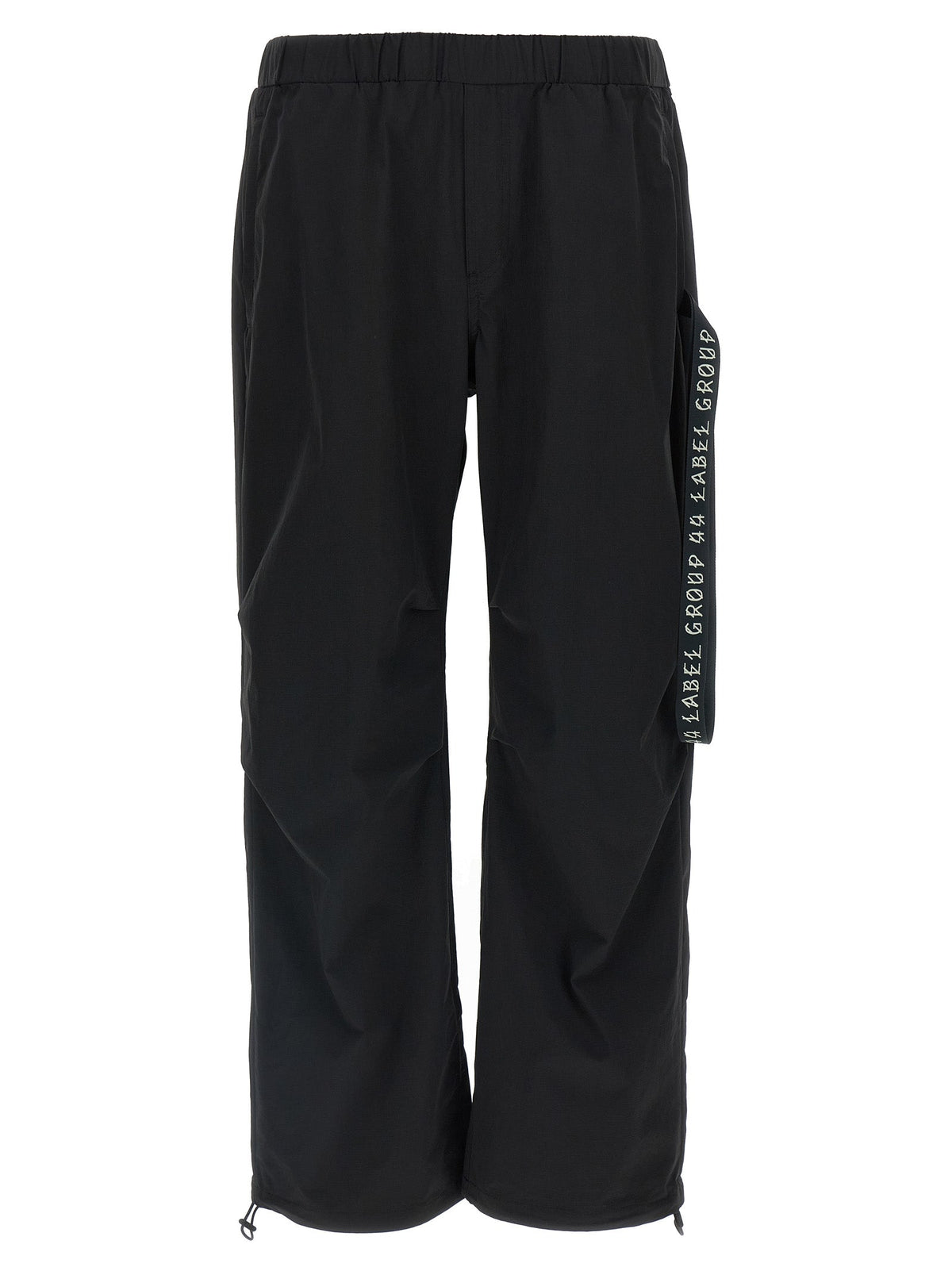 2026 New Arrival 44 Label Group Black Polyamide Athletic Pants