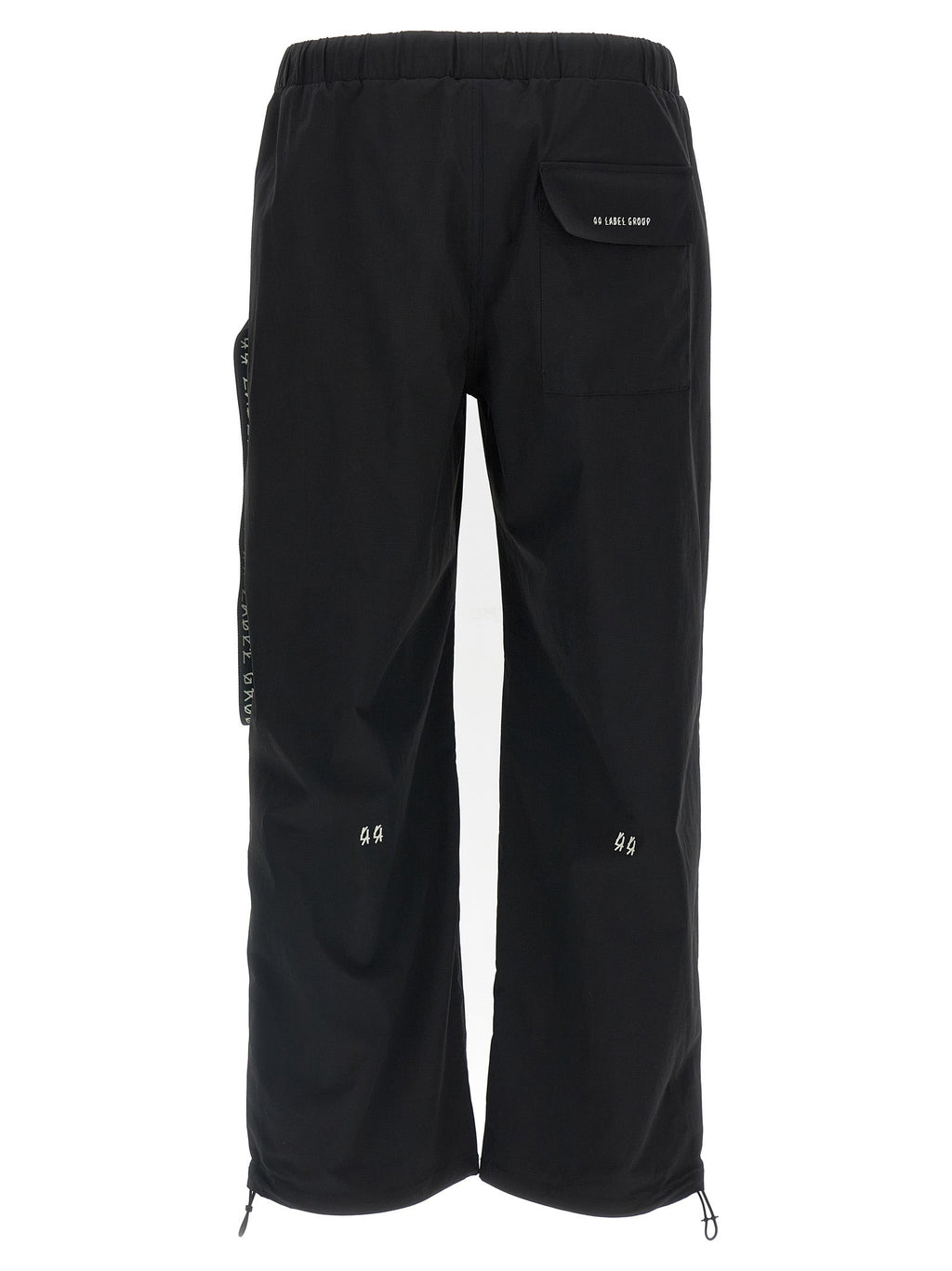 2026 New Arrival 44 Label Group Black Polyamide Athletic Pants