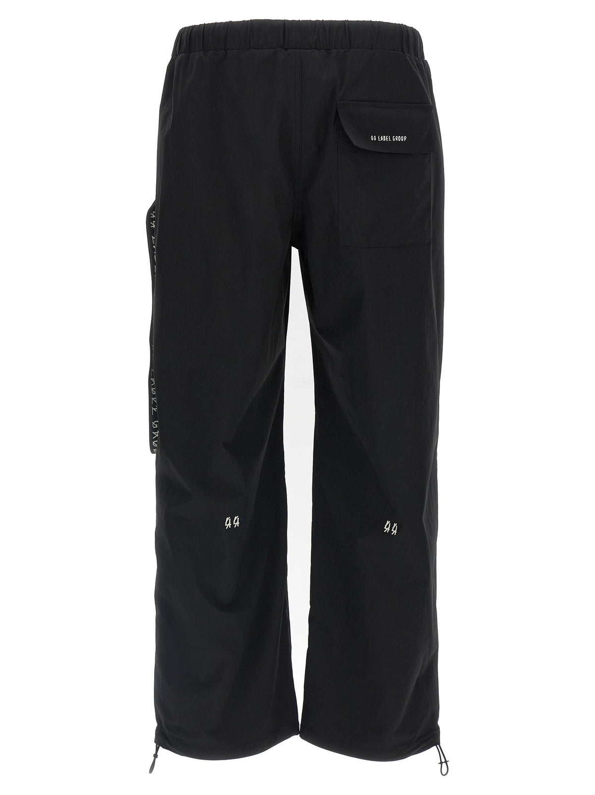 2026 New Arrival 44 Label Group Black Polyamide Athletic Pants