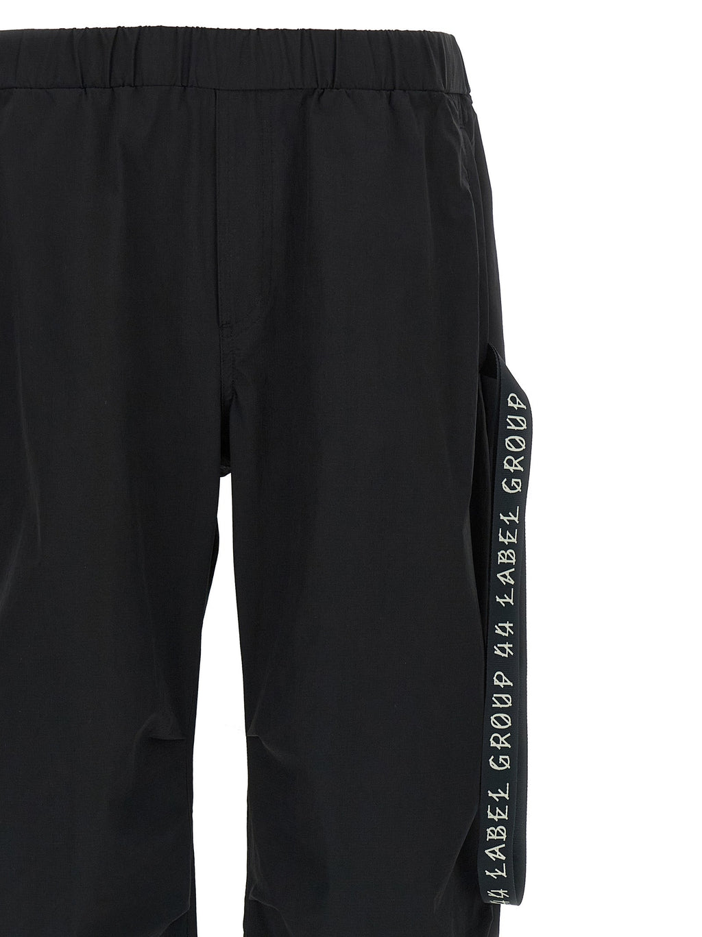 2026 New Arrival 44 Label Group Black Polyamide Athletic Pants