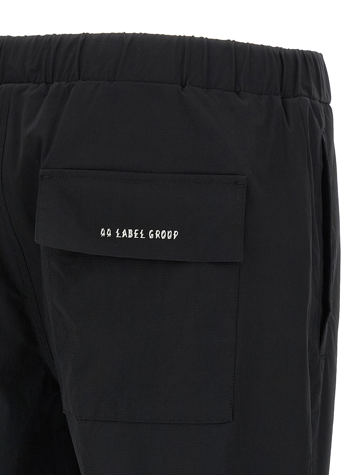 2026 New Arrival 44 Label Group Black Polyamide Athletic Pants