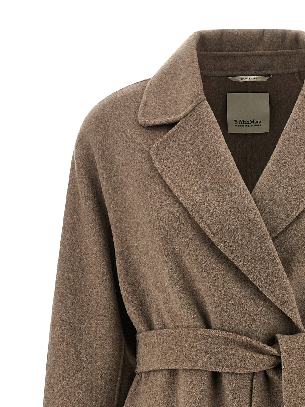 2026 New Arrival 'S Max Mara Brown Virgin Wool Coat