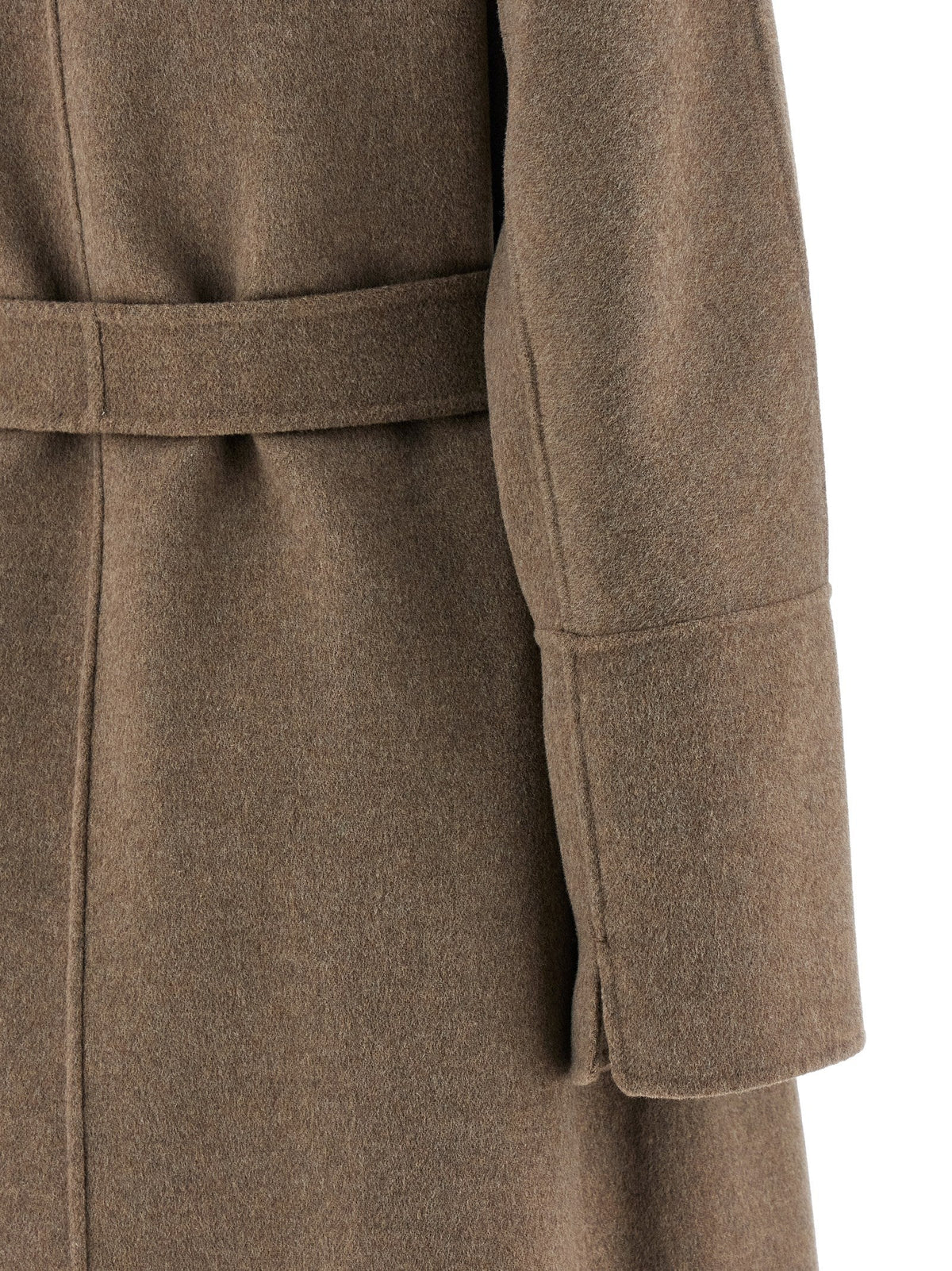 2026 New Arrival 'S Max Mara Brown Virgin Wool Coat