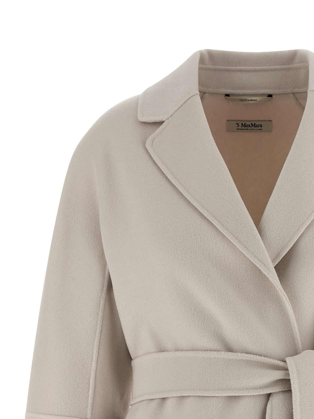 2026 New Arrival 'S Max Mara Beige Virgin Wool Coat