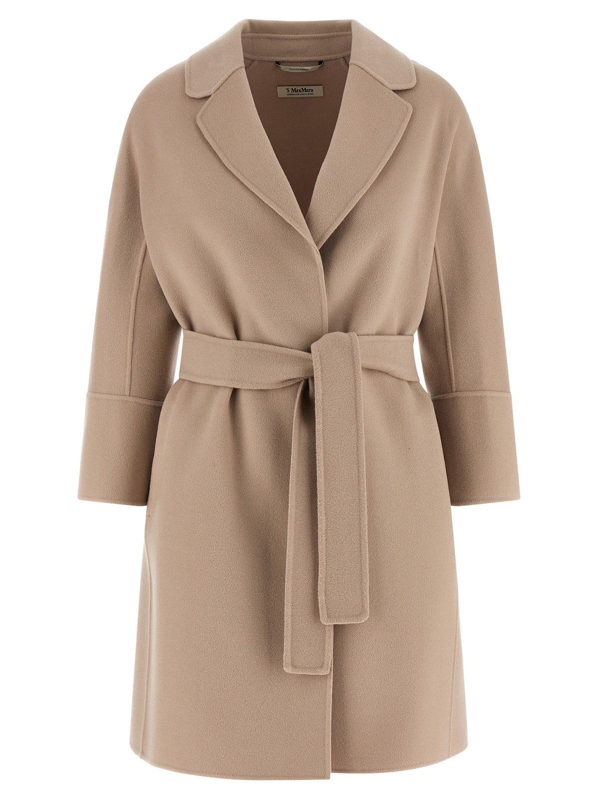 2026 New Arrival 'S Max Mara Beige Virgin Wool Coat