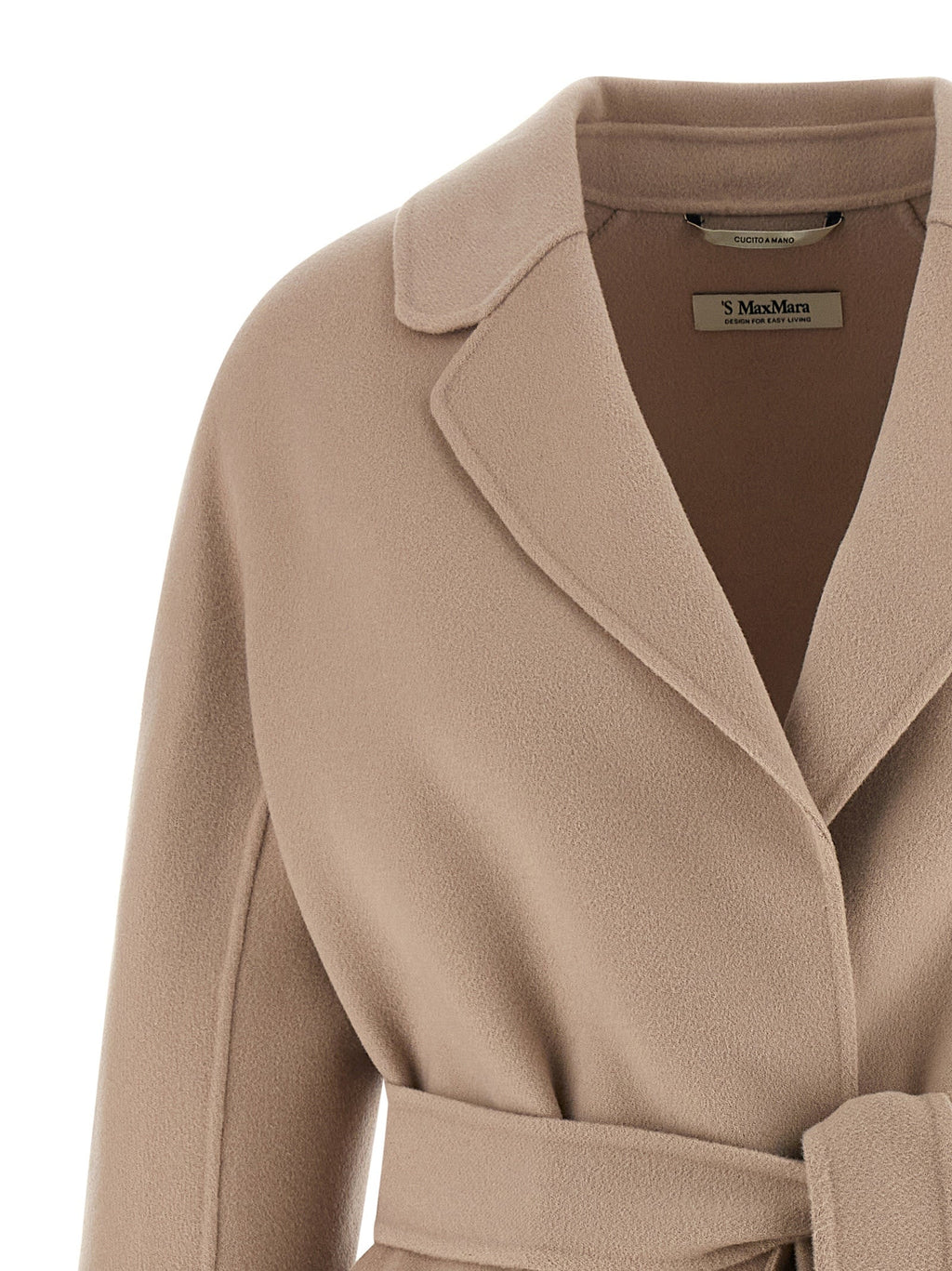 2026 New Arrival 'S Max Mara Beige Virgin Wool Coat