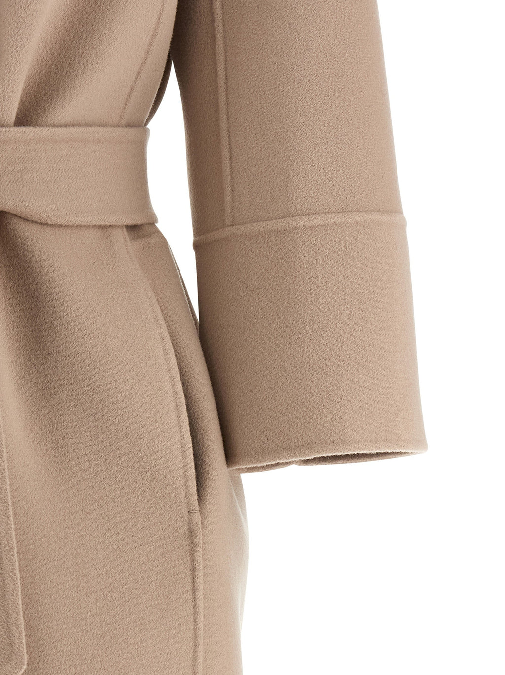 2026 New Arrival 'S Max Mara Beige Virgin Wool Coat