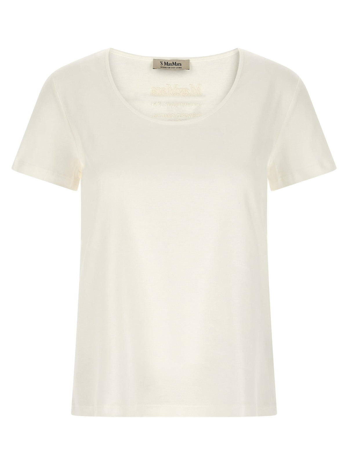 2026 New Arrival 'S Max Mara White Cotton T-Shirt
