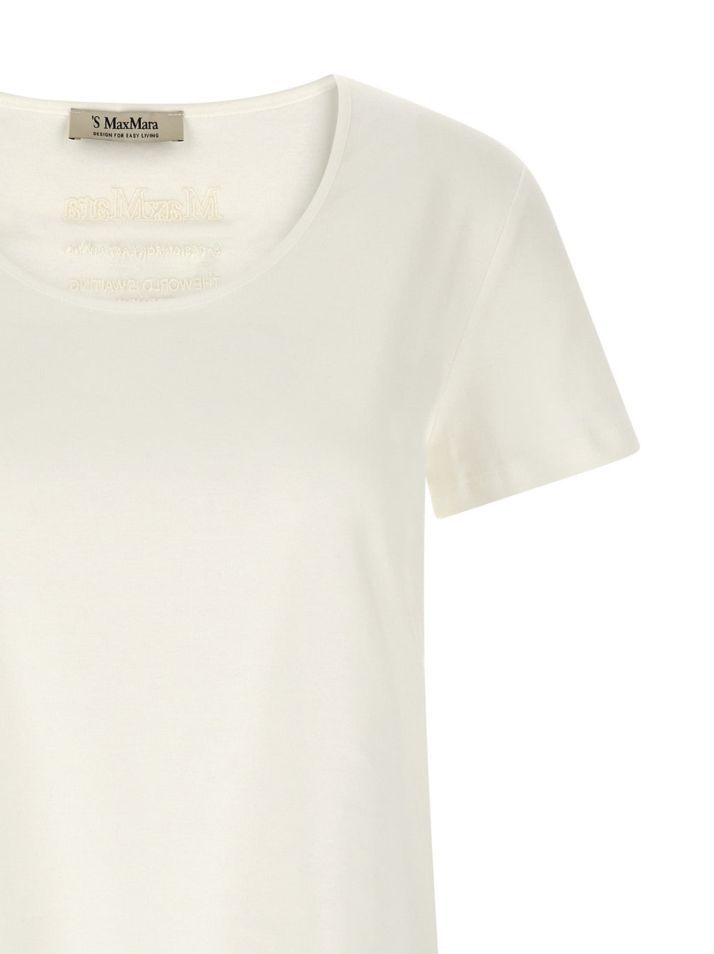 2026 New Arrival 'S Max Mara White Cotton T-Shirt